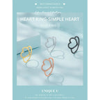 Exquisite 925 Sterling Silver Heart Rings For Women Romantic Statement Jewelry