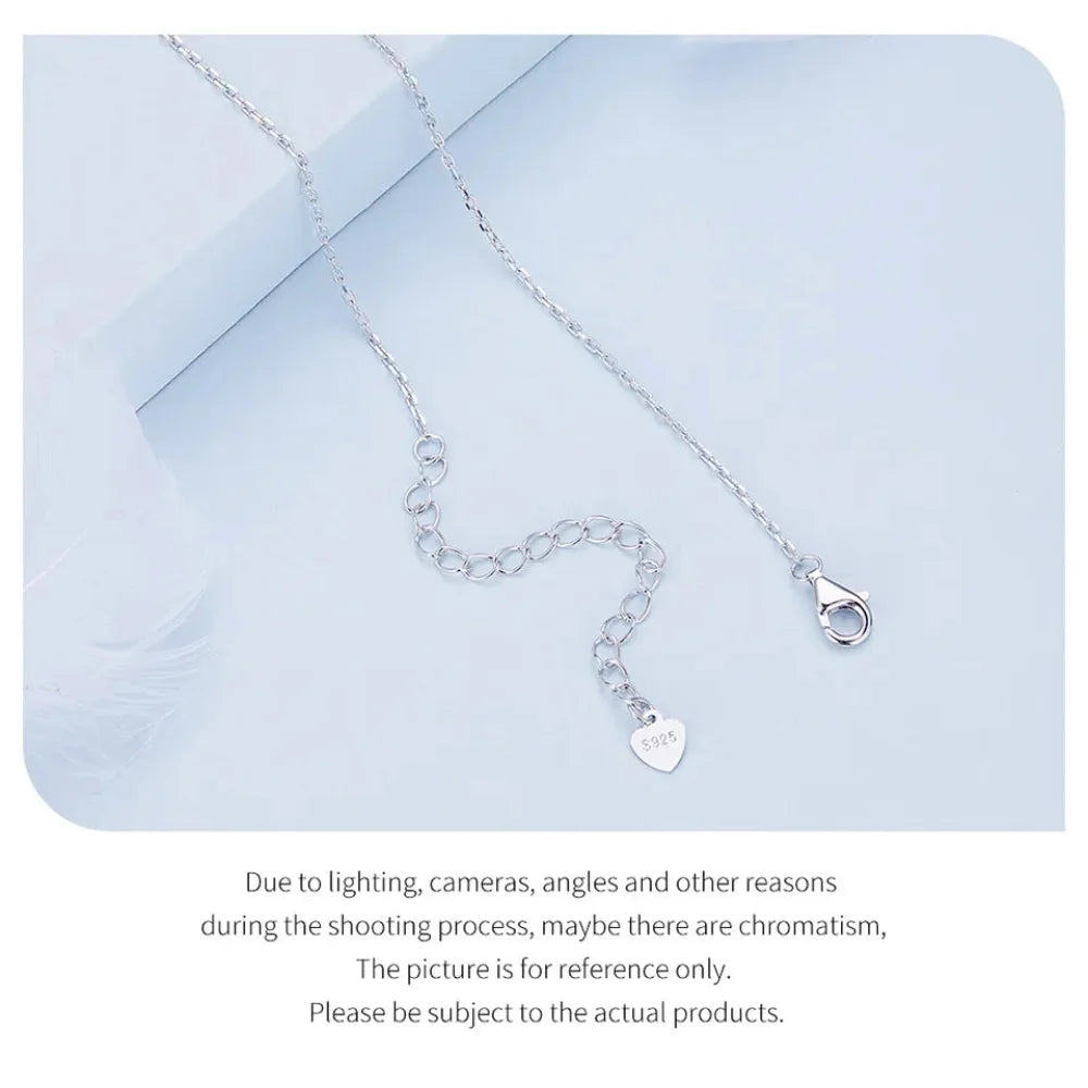 925 Sterling Silver Double-layer Tassel Butterfly Pendant Necklace for Women - Elegant Fine jewellery - Necklaces