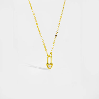 Heartfelt Sterling Silver Pendant Necklace - Necklaces