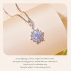 Celestial Sparkle 1ct Moissanite Sterling Silver Star Pendant Necklace Necklaces