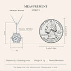 Celestial Sparkle 1ct Moissanite Sterling Silver Star Pendant Necklace Necklaces