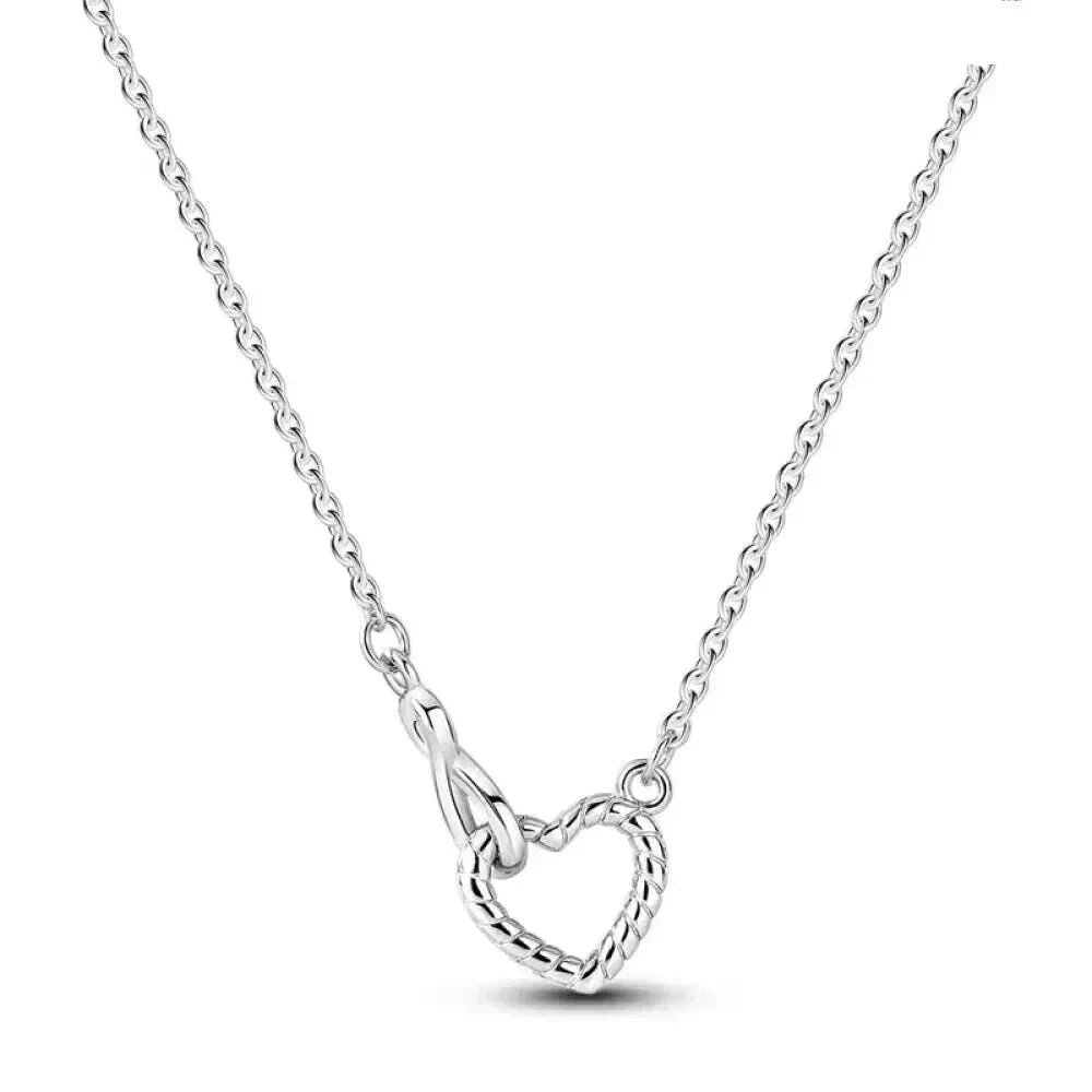 Radiate Timeless Elegance: Round CZ Pendant Necklace (925 Sterling Silver) - Kjn005 - Necklaces