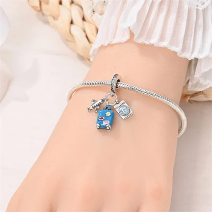 Passport to Adventure Sterling Silver Travel Charm - Charms
