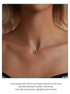 Connected Hearts: Sterling Silver Star/Heart/Cat Pendant Necklace Necklaces