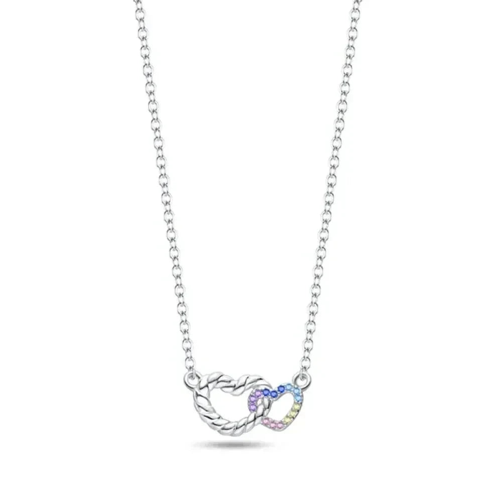Radiate Timeless Elegance: Round CZ Pendant Necklace (925 Sterling Silver) - Pan007 - Necklaces