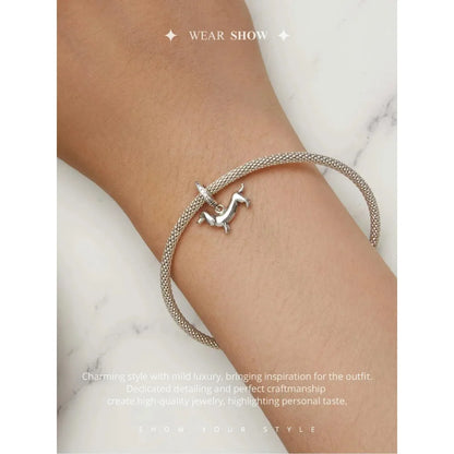 Genuine 925 Sterling Silver Pet Dog Charm for Bracelet - Poodle Dachshund Pendant - Charms