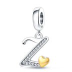 Spell It Out with Style: Alphabet Charms for Bracelets (925 Silver)