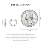 14K Gold Plated 925 Sterling Silver Cubic Zirconia Cuff Earrings Trendy and Chic