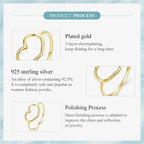 Exquisite 925 Sterling Silver Heart Rings For Women Romantic Statement Jewelry