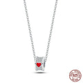Heart Of Fire Sterling Silver Pendant Necklace Necklaces