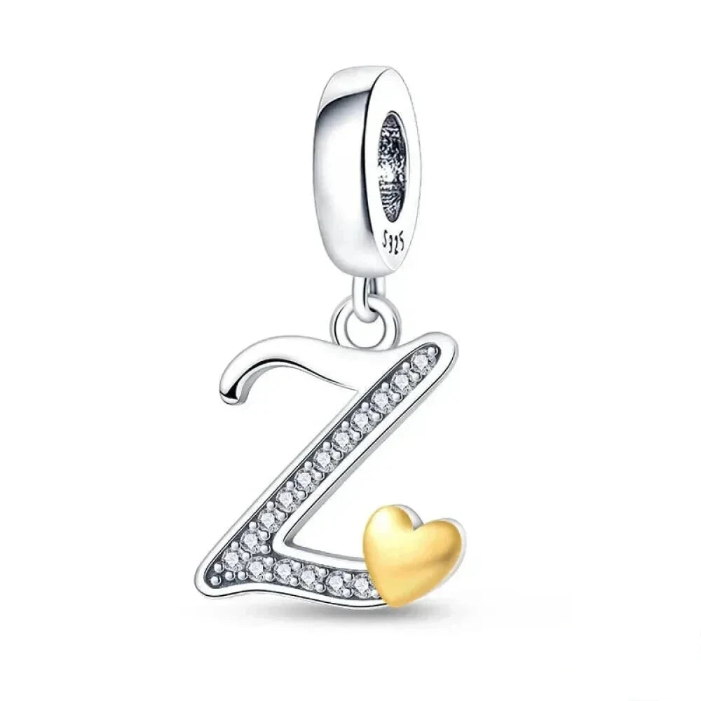 Spell It Out with Style: Alphabet Charms for Bracelets (925 Silver) - Z