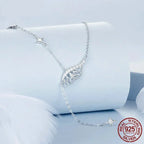 Angelic Elegance: Sterling Silver Angel Wing Necklace Necklaces