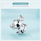 Genuine 925 Sterling Silver Pet Dog Charm For Bracelet Poodle Dachshund Pendant Charms