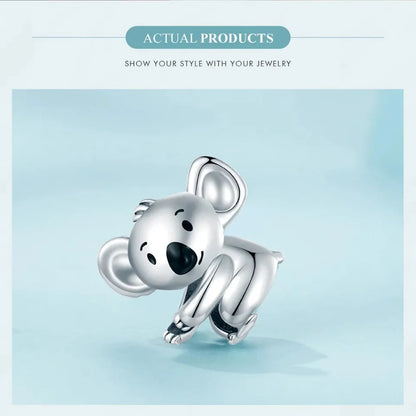 Genuine 925 Sterling Silver Pet Dog Charm for Bracelet - Poodle Dachshund Pendant - Charms