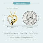 925 Sterling Silver Baby Panda Crystal Necklace | Enamel Cute Animal Charm Chain Link | Women’S Gift 17.71’’ Scn453