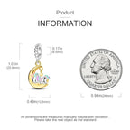 Dreamy Unicorn Sterling Silver Charm Charms