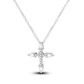 Radiant Cross Sterling Silver Pendant Necklace Necklaces