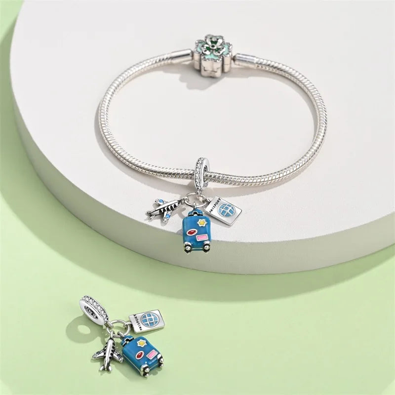 Passport to Adventure Sterling Silver Travel Charm - Charms