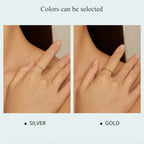 925 Sterling Silver Heart Wedding Band Symbol Of Love Stackable Promise Ring In 2 Colors (Size 5 10) Rings