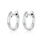 925 Sterling Silver Starlike Earrings Minimalist Star Shape Ear Buckle for Women Fashion jewelry SCE1136 Hoop