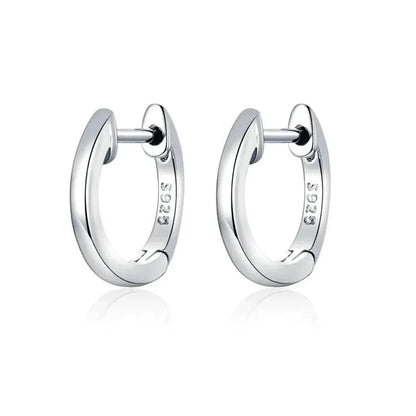 925 Sterling Silver Starlike Earrings - Minimalist Star Shape Ear Buckle for Women - Fashion jewellery SCE1136 - Hoop