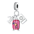 Lavender Dreams Sterling Silver Travel Charm Charms