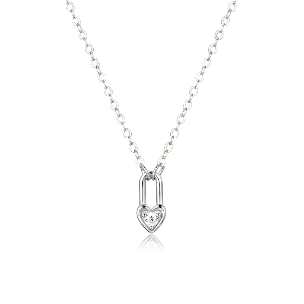 Heartfelt Sterling Silver Pendant Necklace - Necklaces