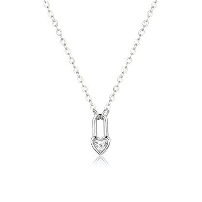 Heartfelt Sterling Silver Pendant Necklace - Necklaces