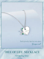 925 Sterling Silver Tree of Life Necklace for Women Elegant & Meaningful Pendant Necklaces