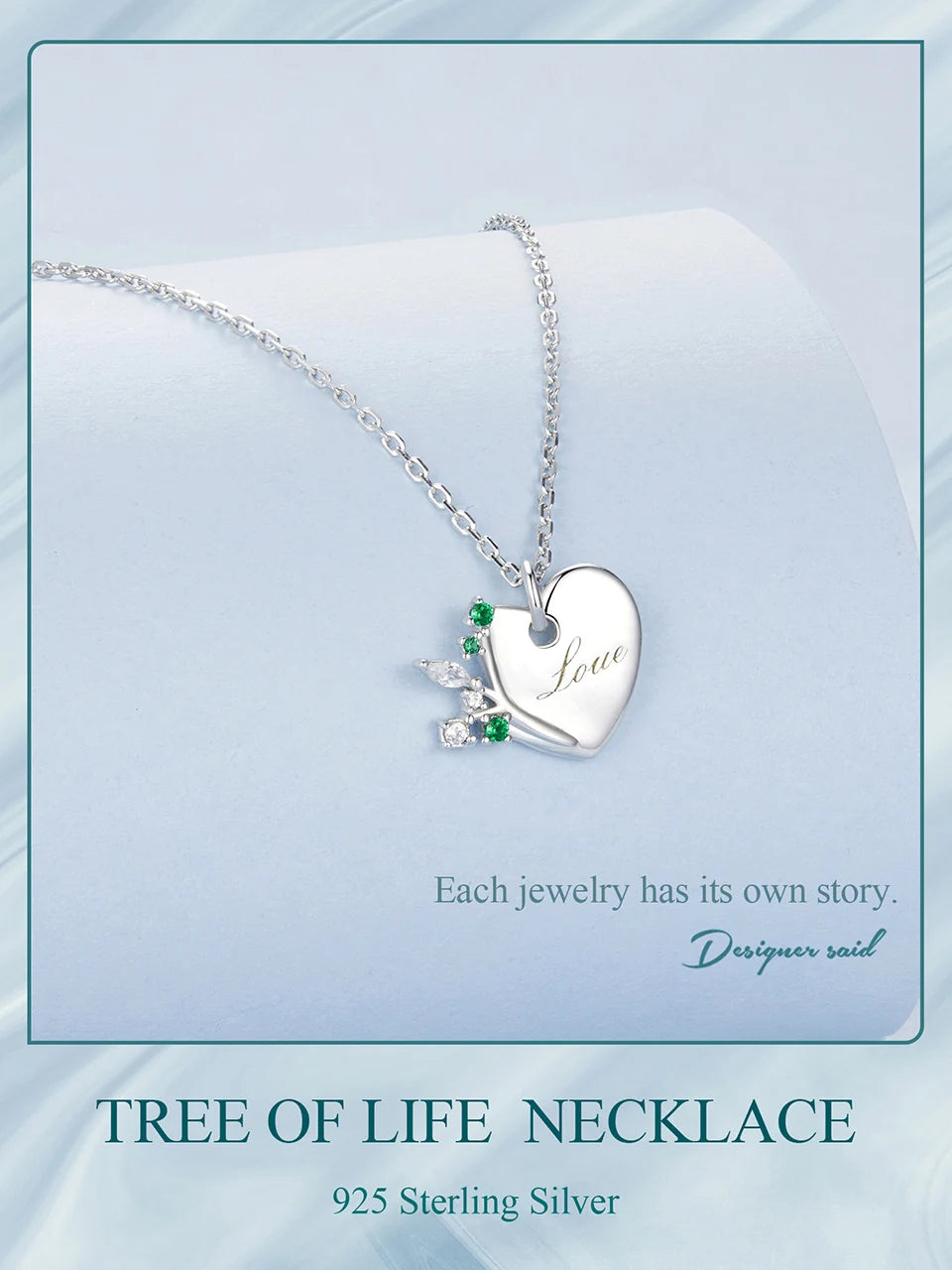 925 Sterling Silver Tree of Life Necklace for Women - Elegant & Meaningful - Pendant Necklaces