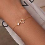 Chic 925 Sterling Silver Simple Ring Bracelet Fine Jewelry For Women Ideal Wedding Gift Bracelets