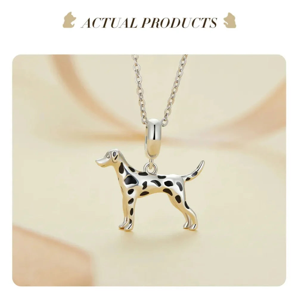 Genuine 925 Sterling Silver Pet Dog Charm for Bracelet - Poodle Dachshund Pendant - Charms