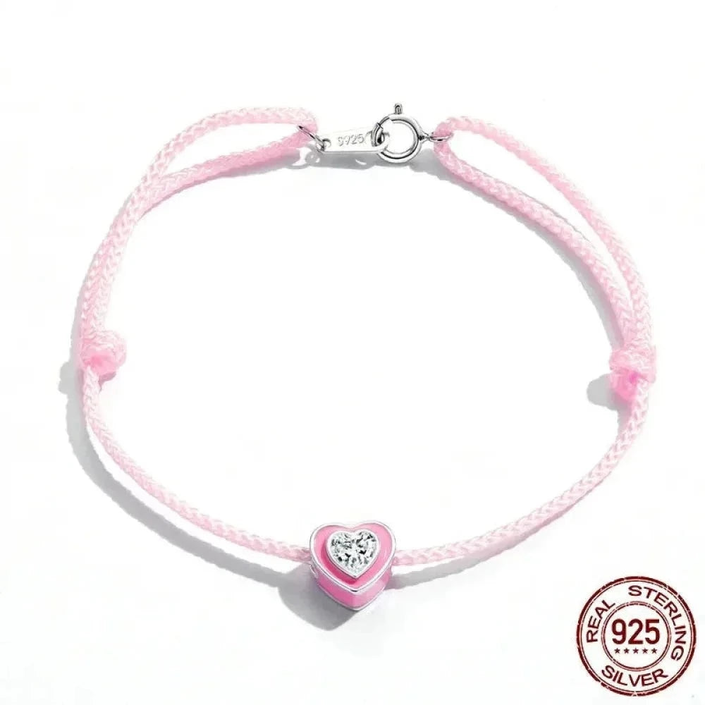 Simple Heart Silver Anklet | 925 Sterling Bracelet for Women | Trendy Fashion Foot jewellery - Anklets