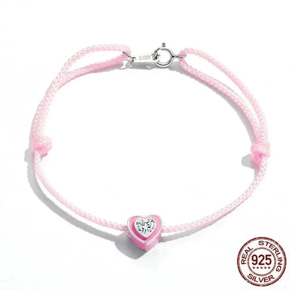 Simple Heart Silver Anklet | 925 Sterling Bracelet for Women | Trendy Fashion Foot jewellery - Anklets