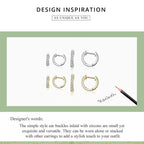 Stunning 925 Sterling Silver Small Hoop Earrings Chic And Timeless