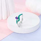 Enchanting Tulip Sterling Silver Ring Rings