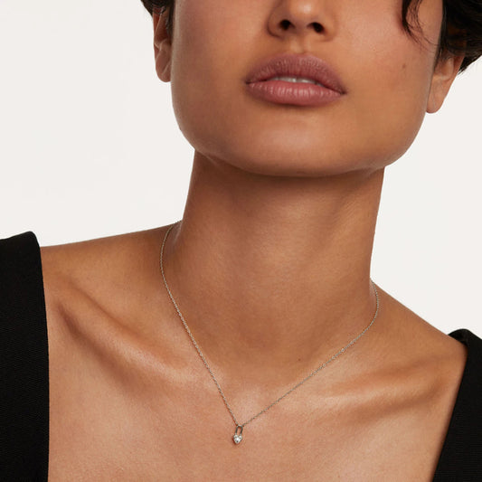 Heartfelt Sterling Silver Pendant Necklace - Necklaces