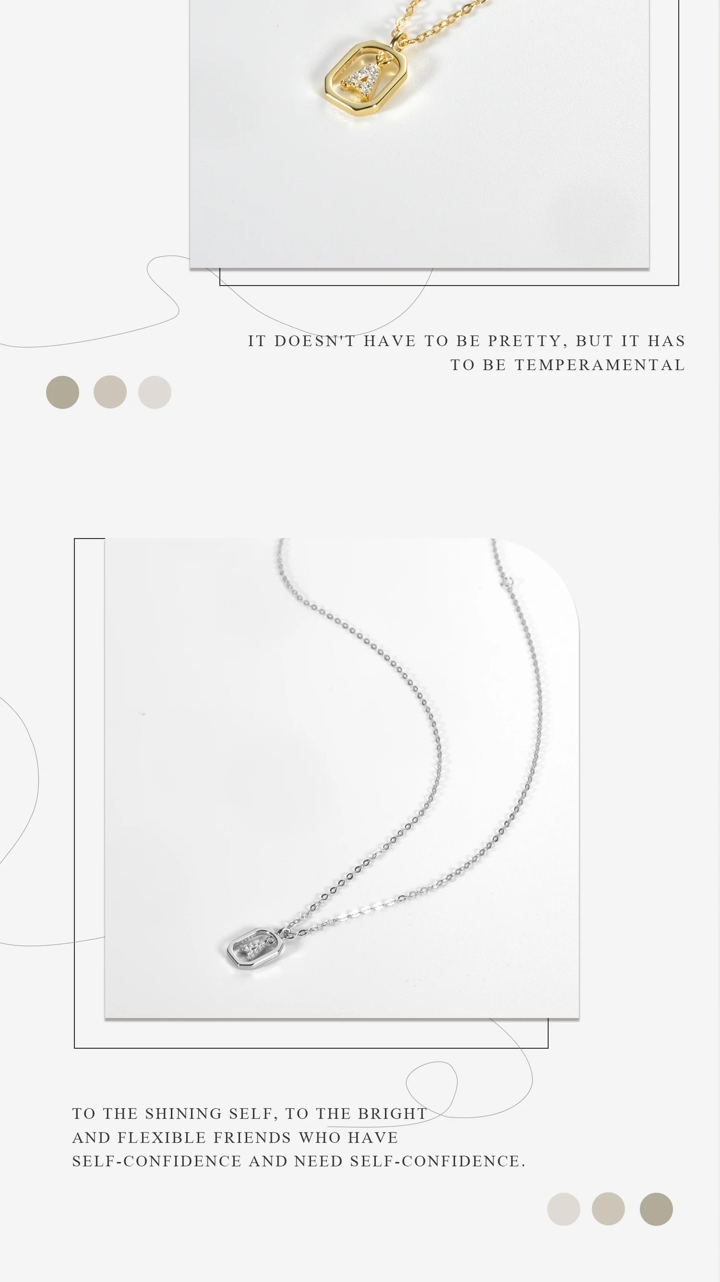 Personalized Initial Sterling Silver Pendant Necklace - Necklaces