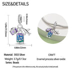 Adventure Awaits Sterling Silver Travel Charm Charms