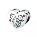 925 Sterling Silver Maternal Love Charm Diy Touching Baby Feet Pendant For Bracelet Bsc237 Charms