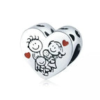 925 Sterling Silver Maternal Love Charm Diy Touching Baby Feet Pendant For Bracelet Bsc237 Charms