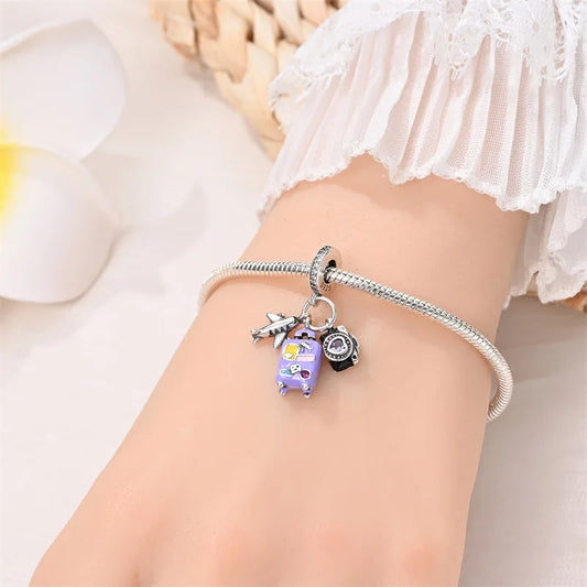 Travel Diary Sterling Silver Charm - Charms