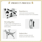 Genuine 925 Sterling Silver Pet Dog Charm For Bracelet Poodle Dachshund Pendant Charms