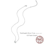 Gorgeous Shiny Choker 925 Sterling Silver Geometric Cut Zircon Pendant Necklace Necklaces