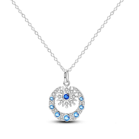 Celestial Nights Sterling Silver Pendant Necklace - Necklaces
