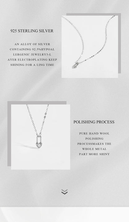 Heartfelt Sterling Silver Pendant Necklace - Necklaces