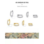 Stunning 925 Sterling Silver Small Hoop Earrings Chic And Timeless