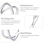 Breathtaking 14K Gold Plated X Ring Elegant Minimalist 925 Sterling Silver Cross For Women Promise Jewelry Scr543 Rings