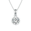 Stellar Shine 1ct Moissanite Sterling Silver Pendant Necklace Necklaces