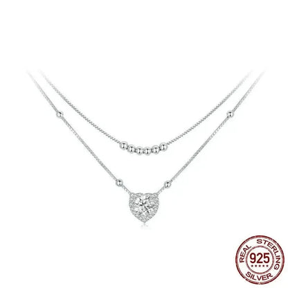 Capture Her Heart with Dazzling Brilliance: 1CT Moissanite Necklace - Necklaces